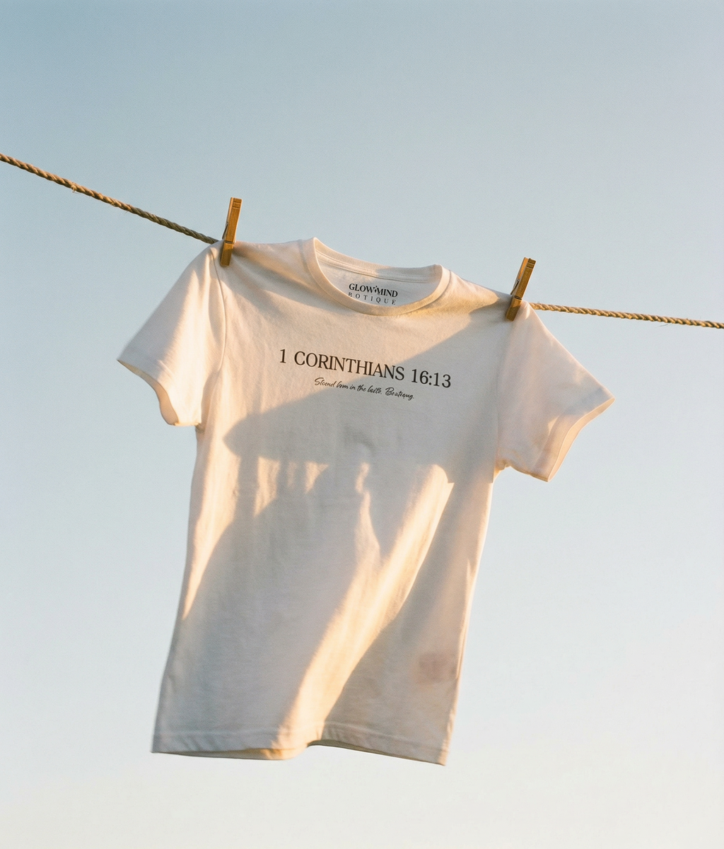 1 Corinthians 16:13 – Bible Verse T-Shirt