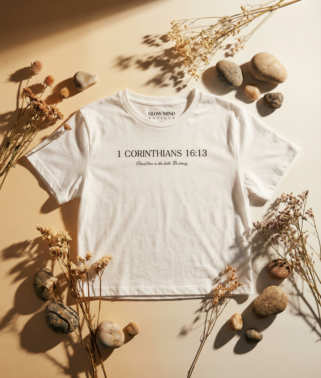 1 Corinthians 16:13 – Bible Verse T-Shirt