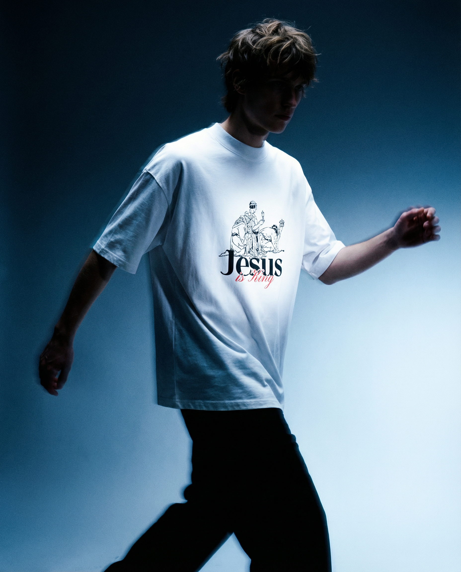 Jesus Is King T-Shirt | Organic Cotton Faith Apparel, Religious Tee
