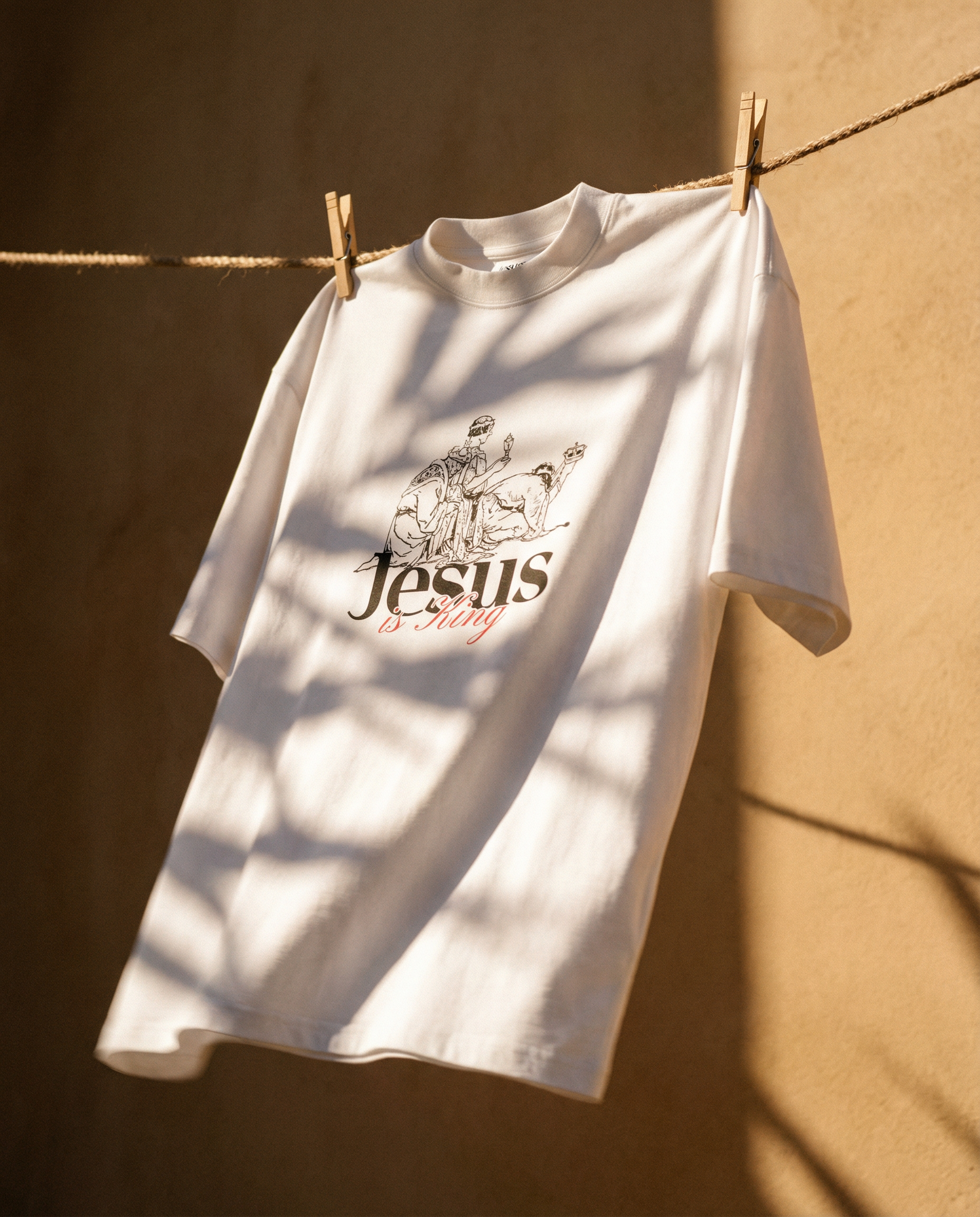 Jesus Is King T-Shirt | Organic Cotton Faith Apparel, Religious Tee