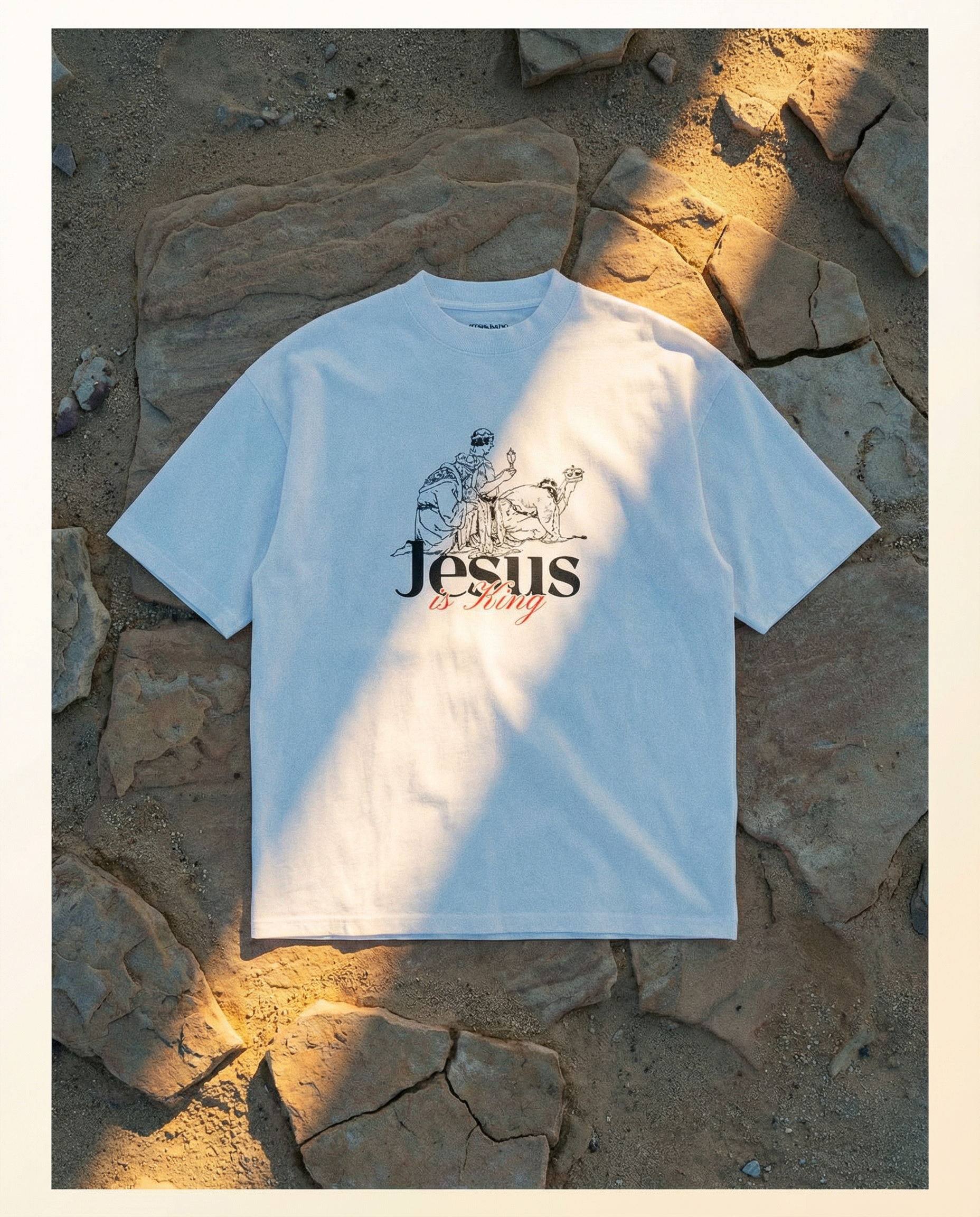 Jesus Is King T-Shirt | Organic Cotton Faith Apparel, Religious Tee
