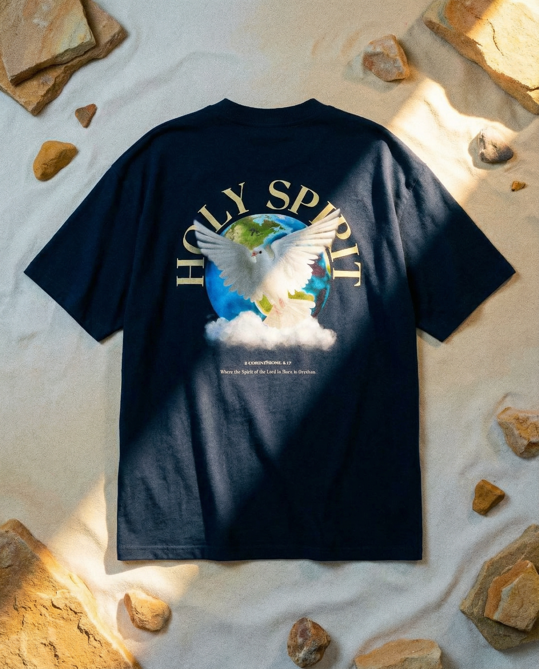 Holy Spirit Dove T-Shirt | 2 Corinthians 3:17 Freedom Verse Apparel
