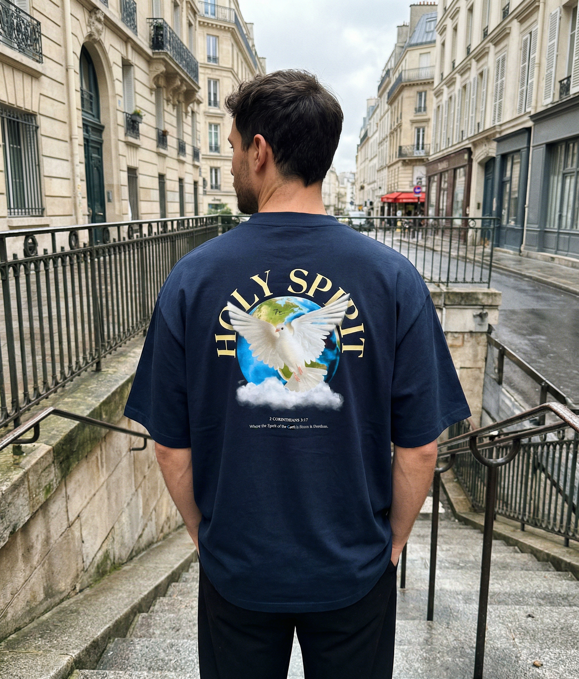 Holy Spirit Dove T-Shirt | 2 Corinthians 3:17 Freedom Verse Apparel