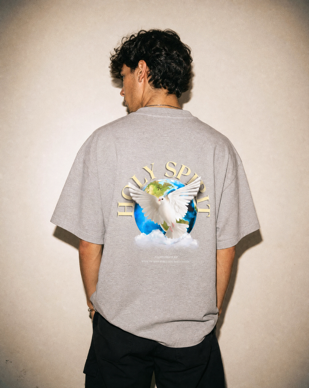 Holy Spirit Dove T-Shirt | 2 Corinthians 3:17 Freedom Verse Apparel