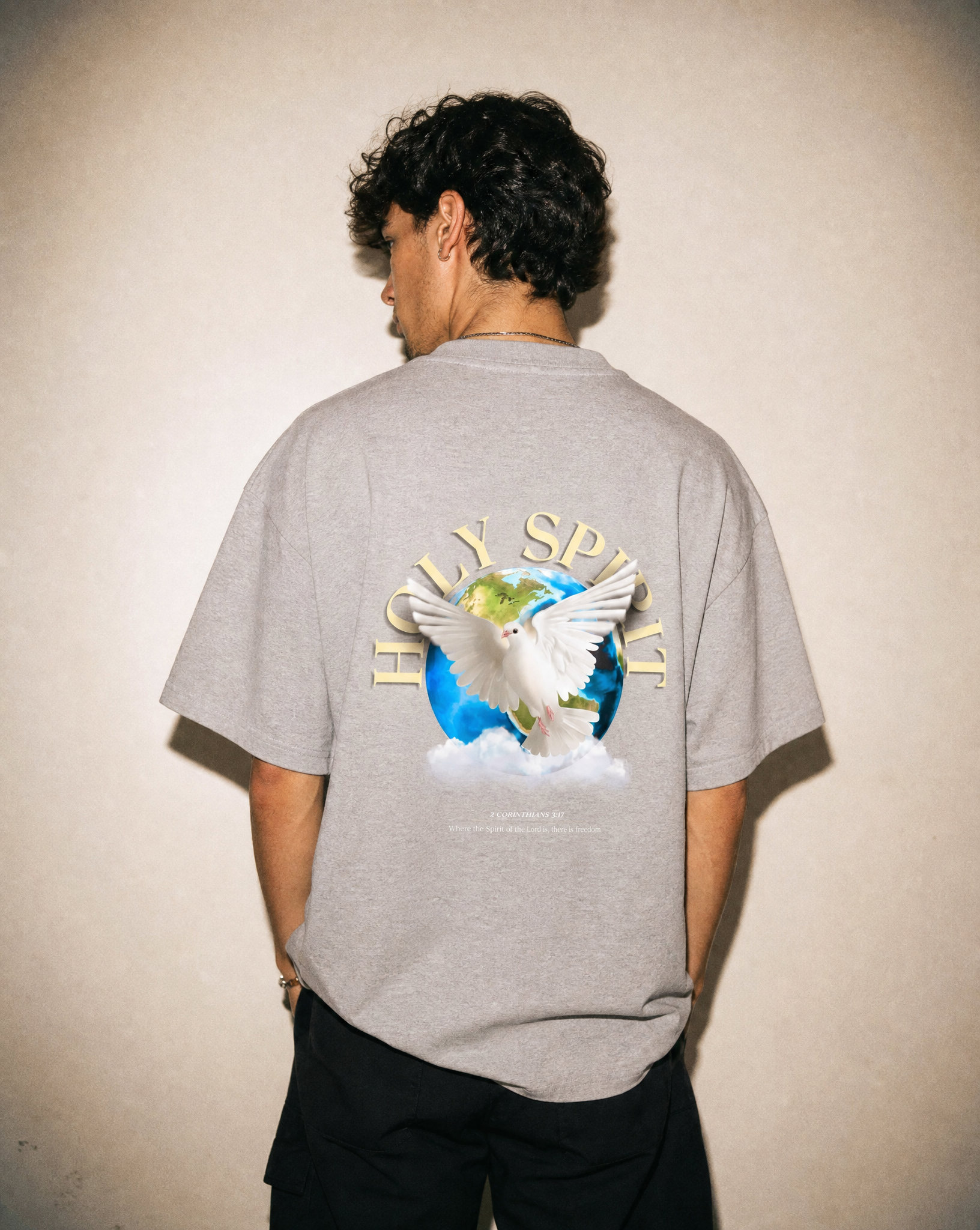 Holy Spirit Dove T-Shirt | 2 Corinthians 3:17 Freedom Verse Apparel