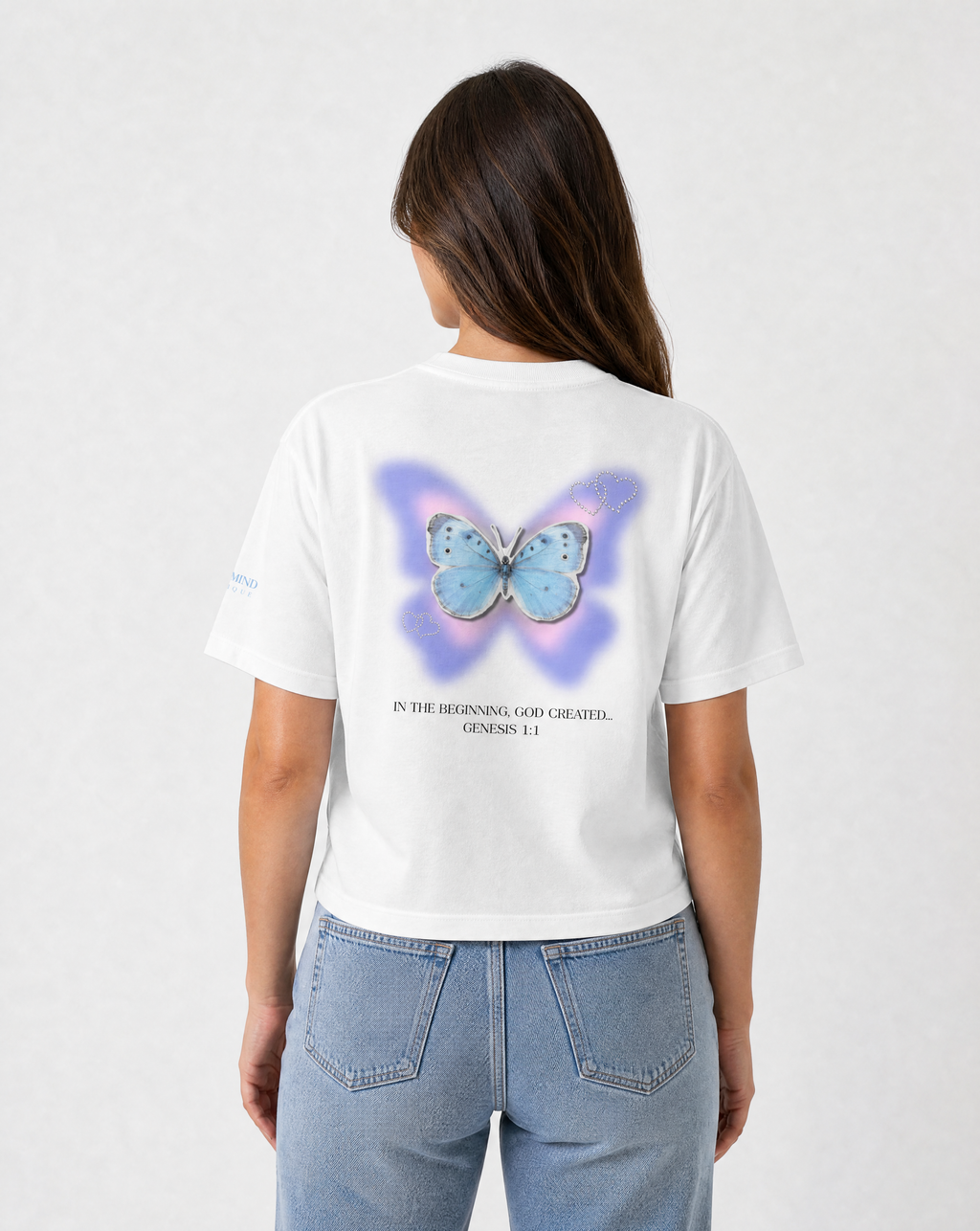 God is a Creator | Butterfly | Boxy Tee Women