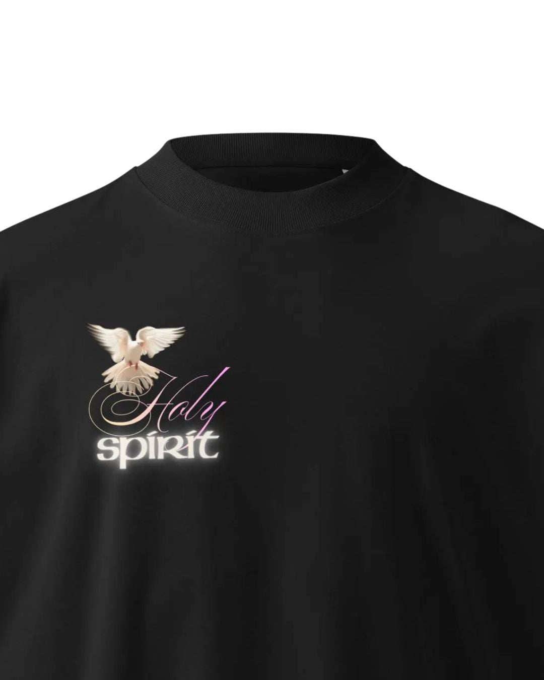 Minimalist Holy Spirit Christian T-Shirt | Organic Cotton Faith Apparel