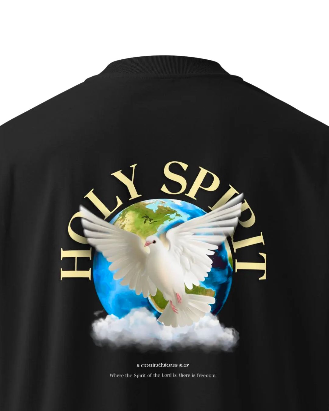 Holy Spirit Dove T-Shirt | 2 Corinthians 3:17 Freedom Verse Apparel