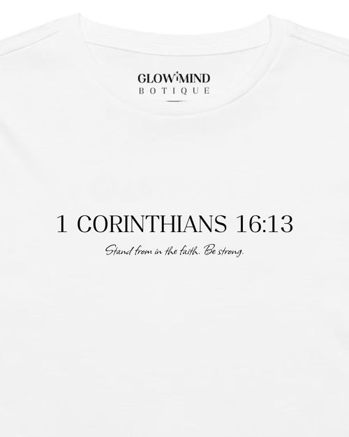 1 Corinthians 16:13 – Bible Verse T-Shirt