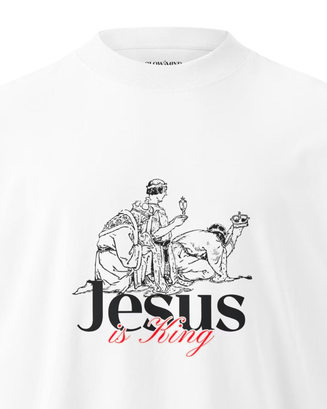 Jesus Is King T-Shirt | Organic Cotton Faith Apparel, Religious Tee